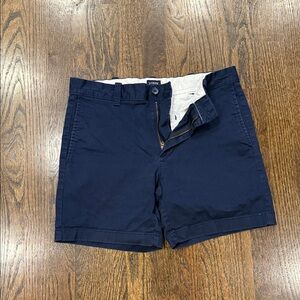 J. Crew Navy Flat Front Men's Shorts